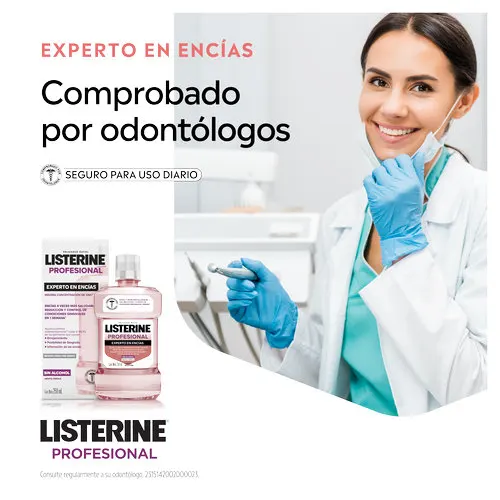 Listerine Profesional Experto En Encías Con 250 Ml