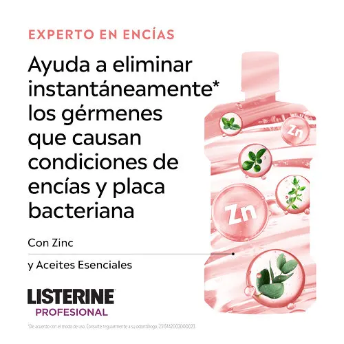Listerine Profesional Experto En Encías Con 250 Ml