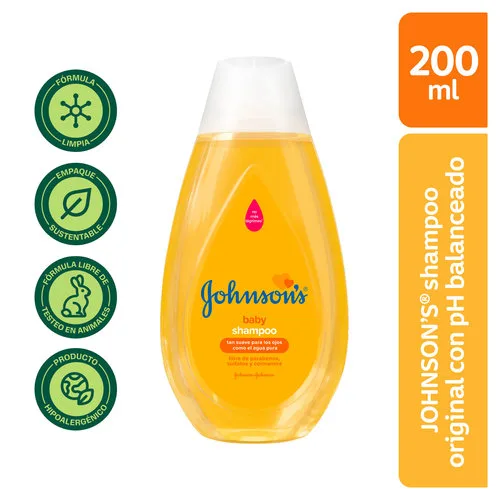 Johnson’S Baby Shampoo Regular Para Bebé Con 200 Ml