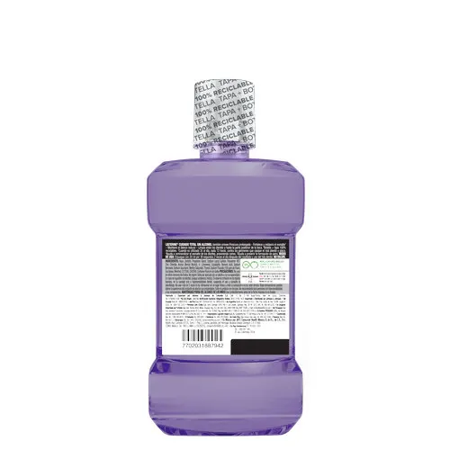 Enjuague Bucal Listerine Cuidado Total Zero 500 Ml