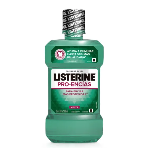 Comprar Listerine Protección Encías Enjuague Bucal Sabor Menta 500 Ml