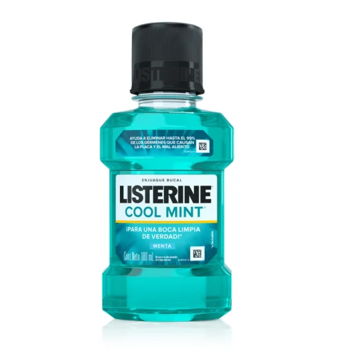 Listerine Cool Mint Enjuague Bucal Con 180 Ml