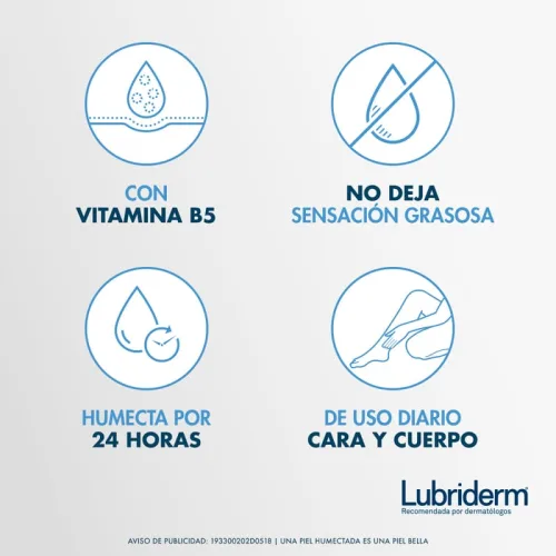 Lubriderm Piel Normal Extra Humectante Crema Corporal Con 200 Ml
