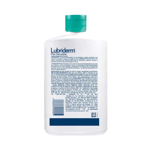 Lubriderm Piel Sensible Crema Corporal Con 400 Ml