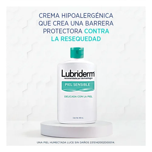 Lubriderm Piel Sensible Crema Corporal Con 400 Ml