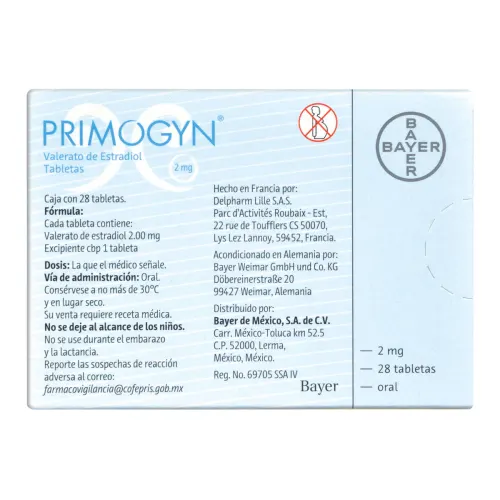 Primogyn 2 Mg Con 28 Tabletas
