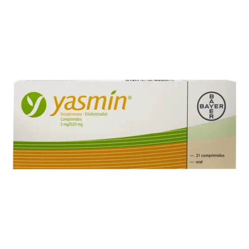 Comprar Yasmin 3/0.03 Mg Con 21 Comprimidos