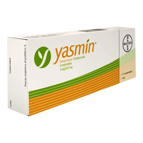 Comprar Yasmin 3/0.03 Mg Con 21 Comprimidos