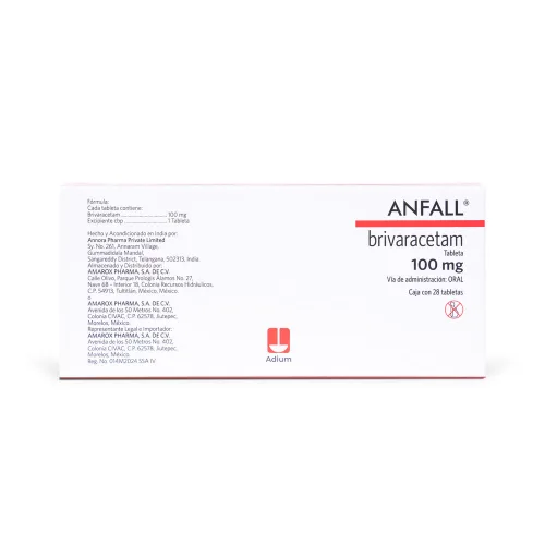 Anfall 100 Mg Con 28 Comprimidos