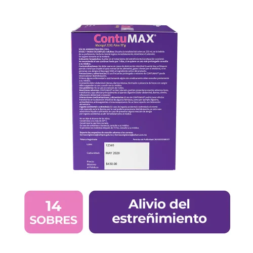 Contumax Con 14 Sobres De 17 G