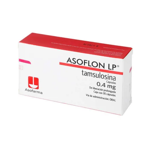 Asoflon Lp 0.4 Mg Con 30 Cápsulas Liberación Prolongada