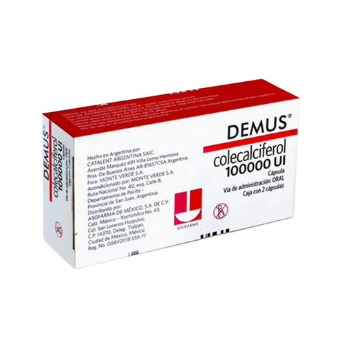 Demus 100 000 Ui Con 2 Cápsulas
