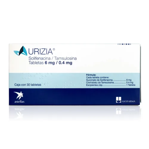 Urizia 6/0.4 Mg Con 30 Tabletas