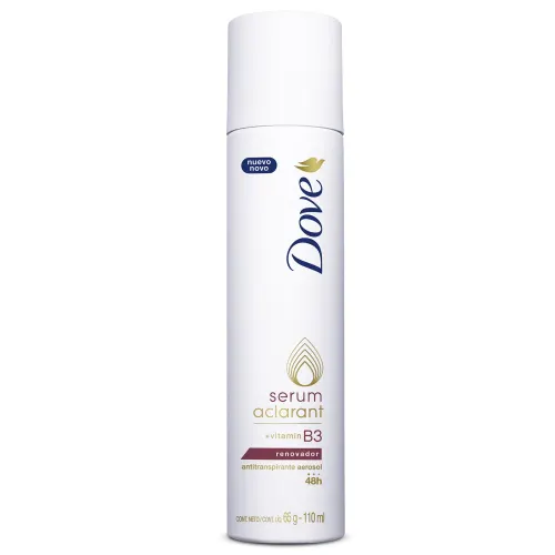 Comprar Antitranspirante dove serum aclarant renovador en aerosol para mujer 110 ml