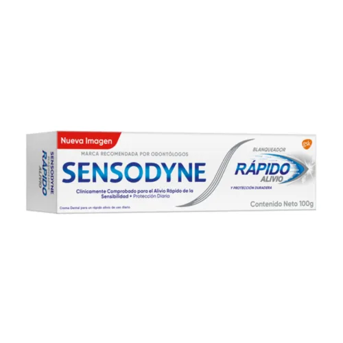 Comprar Sensodyne Rápido Alivio Blanqueador 100 Gr Tubo