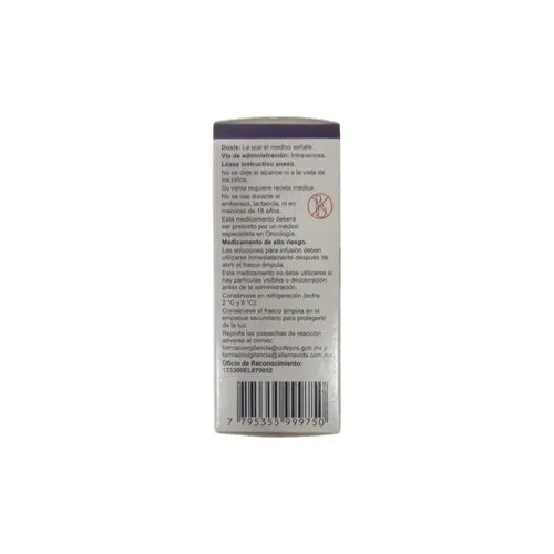 Folotyn 20 Mg/Ml Solución Inyectable