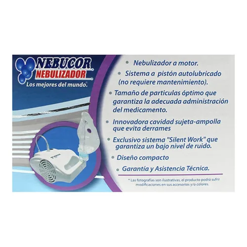 Nebulizador Nebucor P-103 con 1 pieza