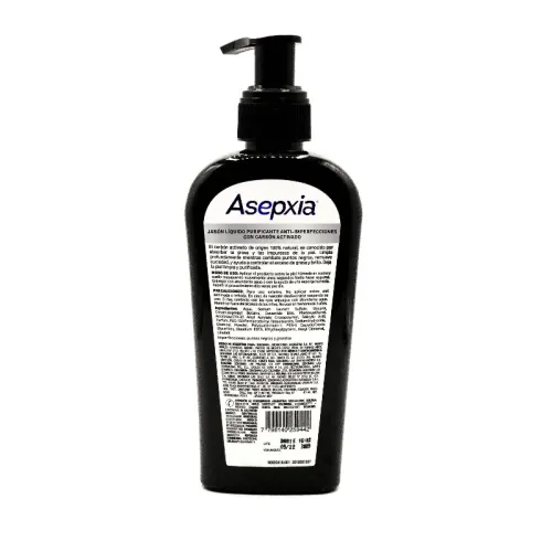 Asepxia Carbón Detox Jabón Líquido Con 200 Ml