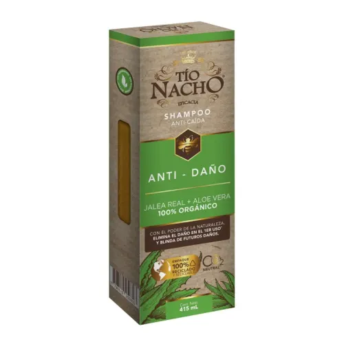 Tío Nacho Anti Daño Shampoo Con Aloe Vera Con 415 Ml
