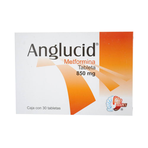 Comprar Anglucid 850 Mg Con 30 Tabletas