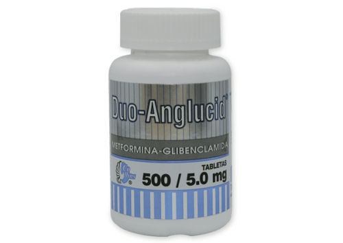 Comprar Duo-Anglucid 500/5 Mg Con 60 Tabletas