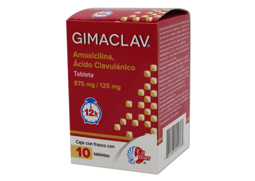 Comprar Gimaclav 875/125 Mg Con 10 Tabletas