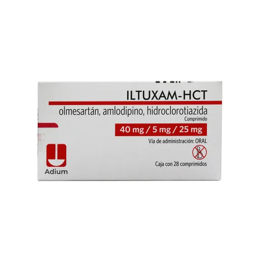 Iltuxam Hct 5/25/40 Mg Con 28 Comprimidos