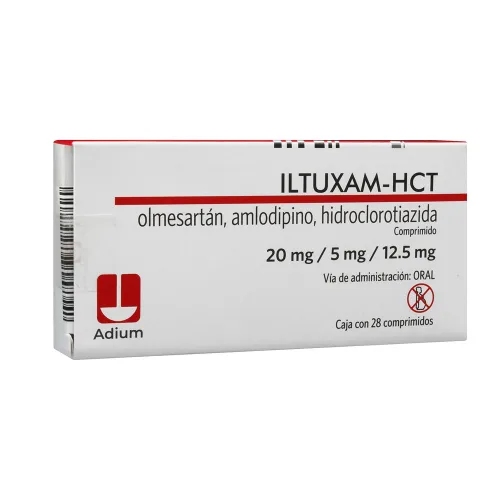 Iltuxam Hct 5/12.5/20 Mg Con 28 Comprimidos
