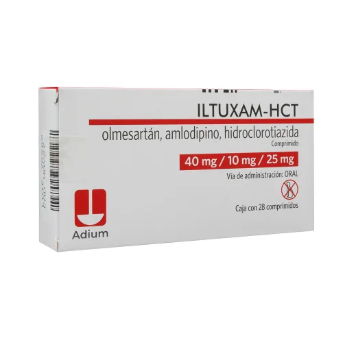 Iltuxam Hct 10/25/40 Mg Con 28 Comprimidos