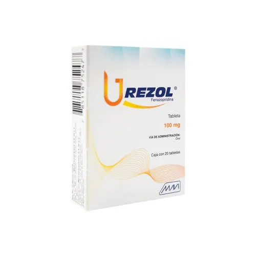 Urezol 100 Mg Con 20 Tabletas