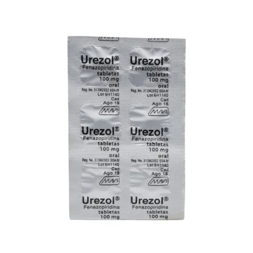 Urezol 100 Mg Con 20 Tabletas