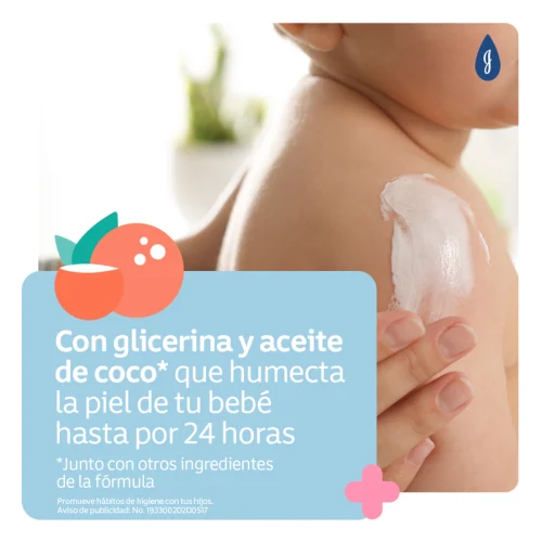 Johnson’S Baby Crema Líquida Hidratante Para Bebé Con 100 Ml