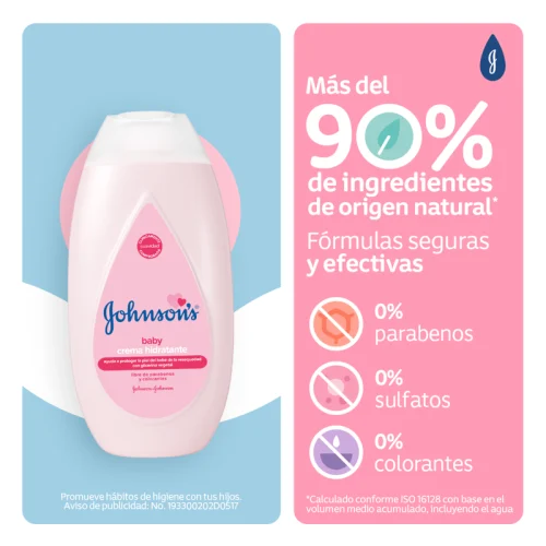 Johnson’S Baby Crema Líquida Hidratante Para Bebé Con 100 Ml