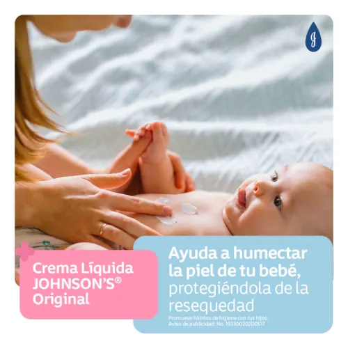 Comprar Johnson’S Baby Crema Líquida Hidratante Para Bebé 100 Ml