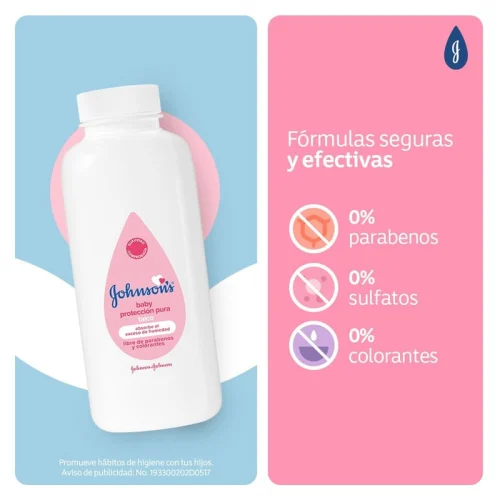 Comprar Johnson'S Baby Original Talco Para Bebés Protección Pura 100 G