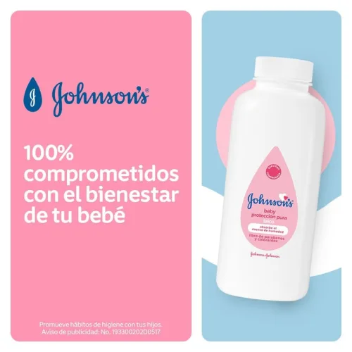 Johnson’S Baby Original Talco Para Bebés Protección Pura 400 G