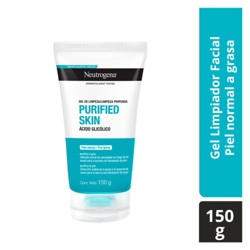 Neutrogena Purified Skin Gel Limpiador Facial 150 G