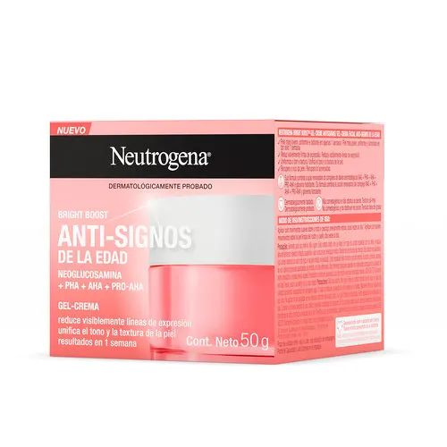 Neutrogena bright boost hidratante facial antisignos gel crema 50 g