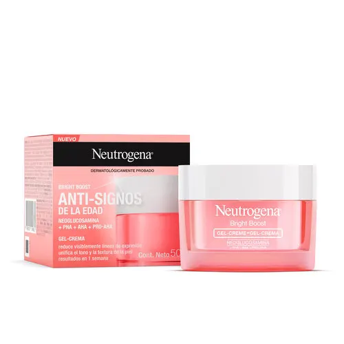 Neutrogena bright boost hidratante facial antisignos gel crema 50 g