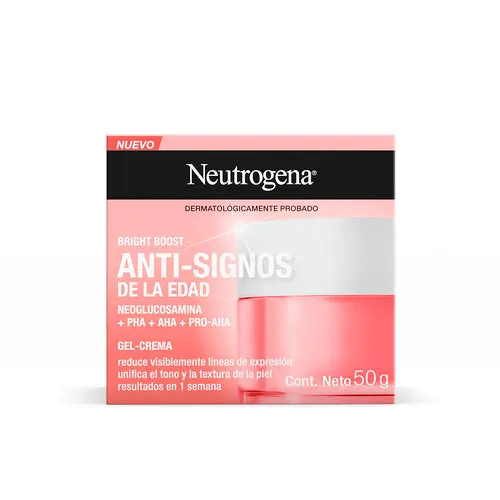Neutrogena bright boost hidratante facial antisignos gel crema 50 g