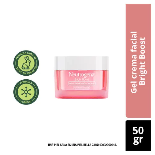Neutrogena bright boost hidratante facial antisignos gel crema 50 g
