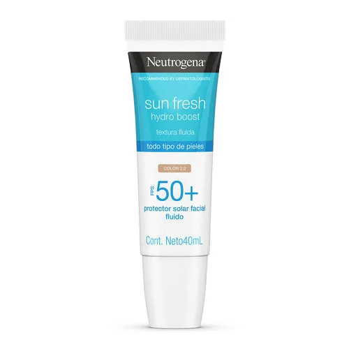 Neutrogena Protector Solar Sun Fresh Color Fps50 Con 40 Ml