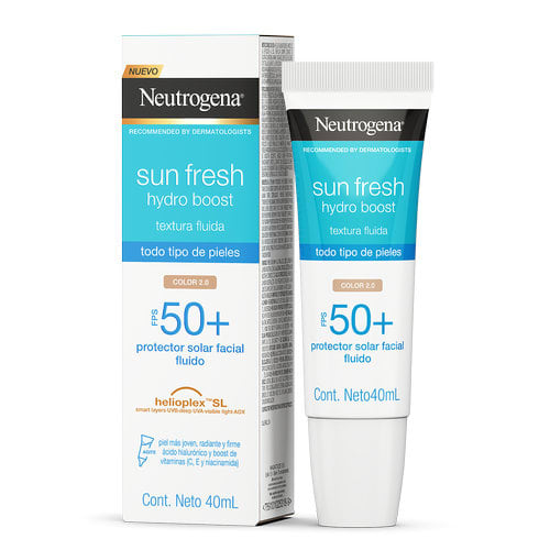 Neutrogena Protector Solar Sun Fresh Color Fps50 Con 40 Ml