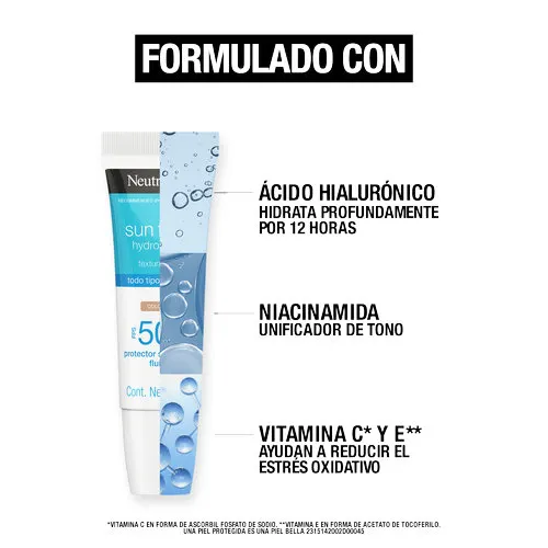 Neutrogena Protector Solar Sun Fresh Color Fps50 Con 40 Ml