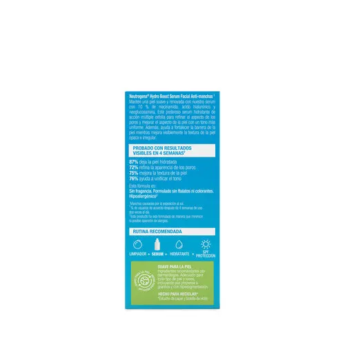 Neutrogena Serum Anti-Manchas Hydro Boost Con 30 Ml