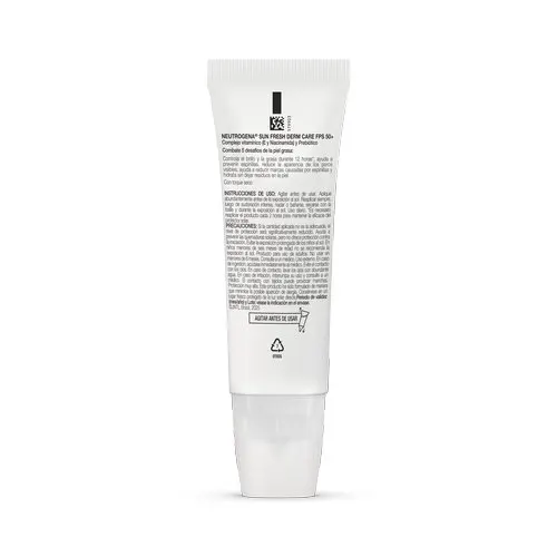 Neutrogena Protector Solar Sun Fresh Oil Control Color Fps 50+ Con 40 Ml