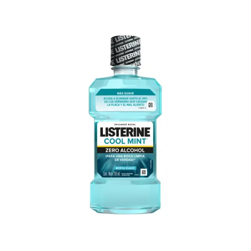Comprar Listerine Cool Mint Zero Alcohol Enjuague Bucal 250 Ml