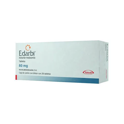 Edarbi Azilsartán 80 Mg Con 28 Tabletas
