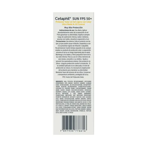 Cetaphil Sun Oil Control Fps 50+ Color 50 Ml