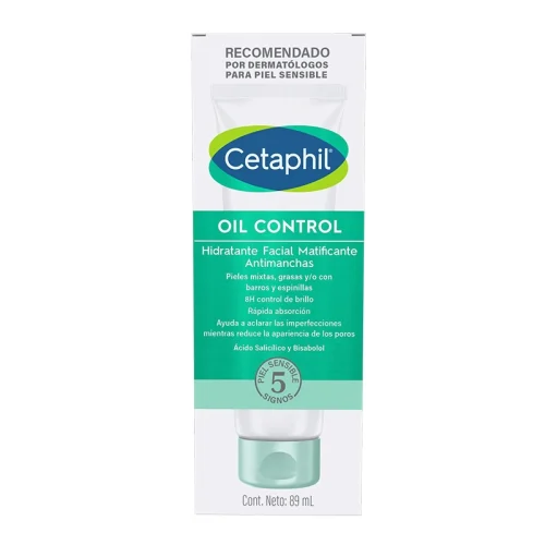 Cetaphil Oil Control Hidratante Facial Matificante Antimanchas 89 Ml